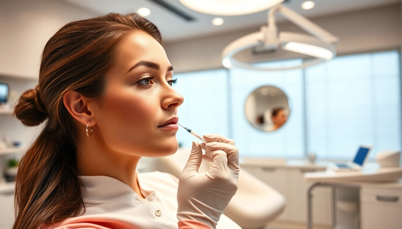Professionelle Botox Behandlung in Zürich – Facharzt führt präzise Injektion durch, sicheres Ergebnis