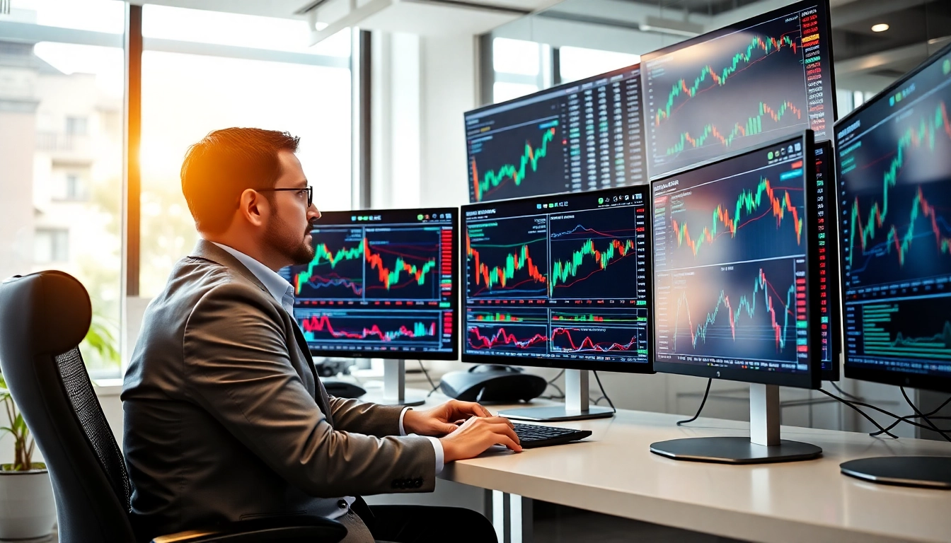 Buying Shares UK guide with a professional investor analyzing stock charts for informed