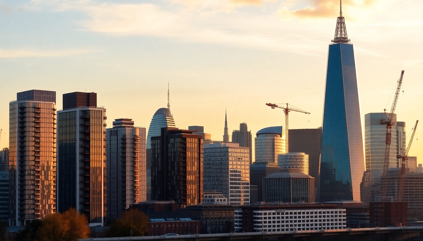 Property for Investment London Modern residential buildings in London skyline highlight